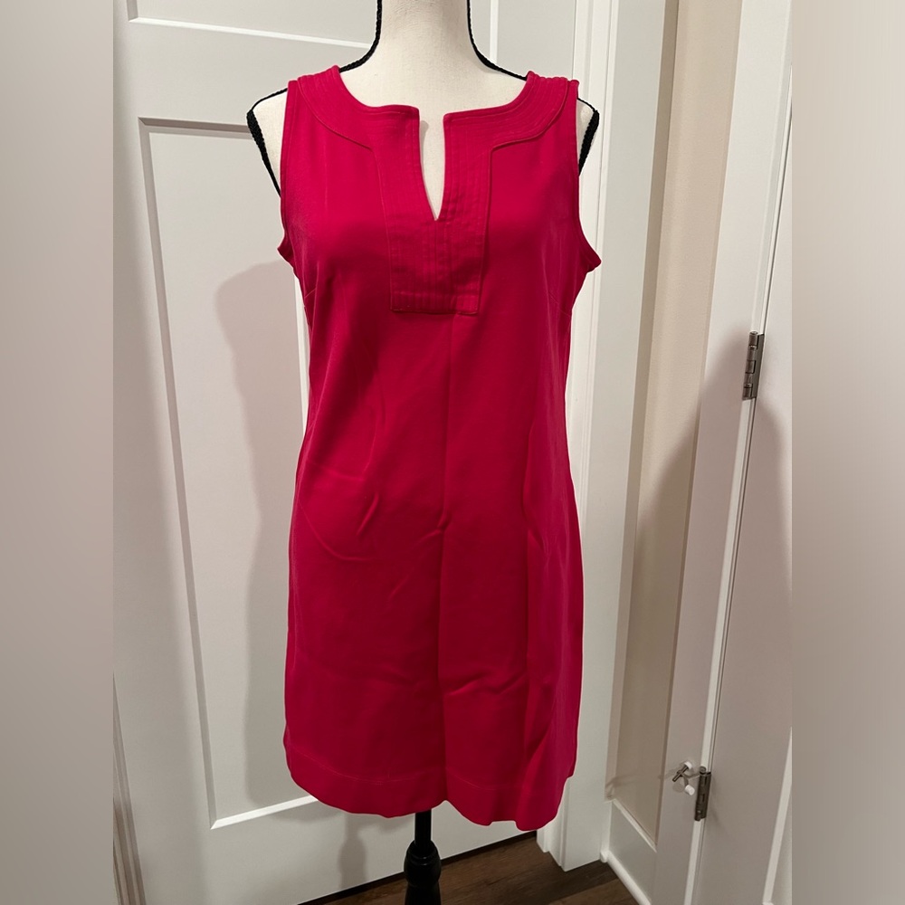 New York & Co hot pink shift dress or coverup Size M EUC